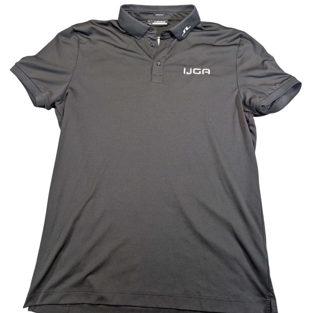 J.Lindeberg Mens Tour Tech Regular Fit Polyester Navy Dress Blue Polo Size XL